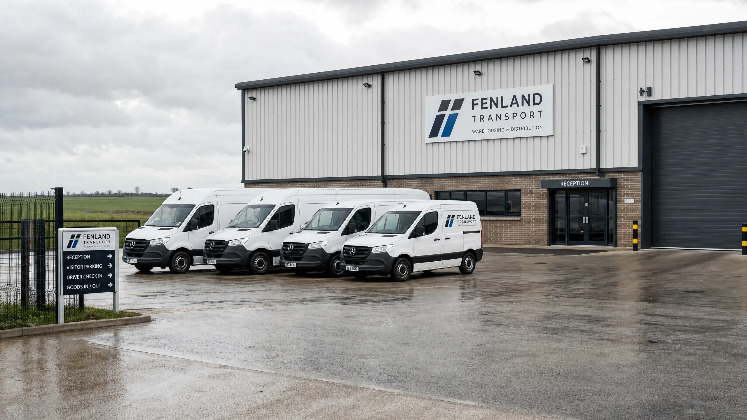 Cockrams depot and fleet in Spalding, Lincolnshire