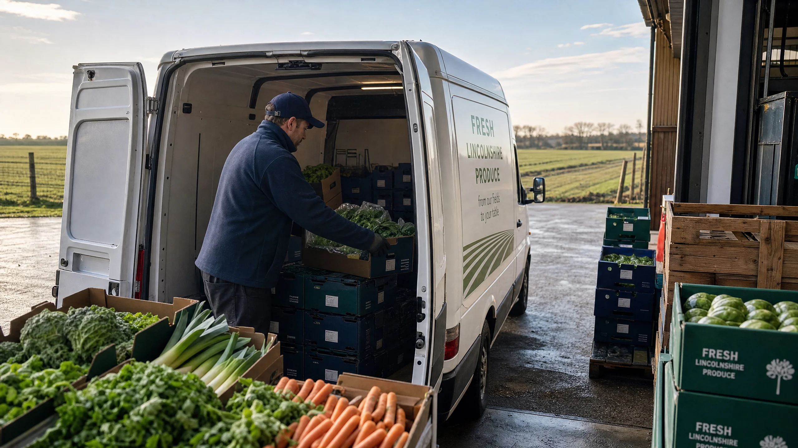Cockrams branded editorial image for Food and produce delivery considerations for Lincolnshire firms