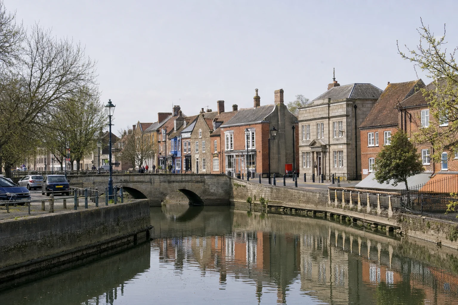 Cockrams branded route coverage image for courier services in Spalding